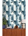 Figures Bleu Petrole Or 105010644