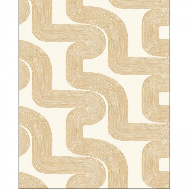 Curving Lines Beige M 104771003