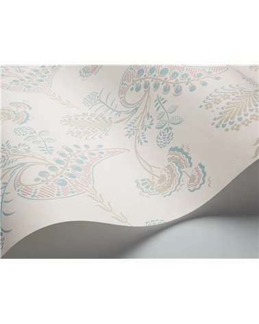 Hartford Print Room Blue and Blush On Parchment 88-4018