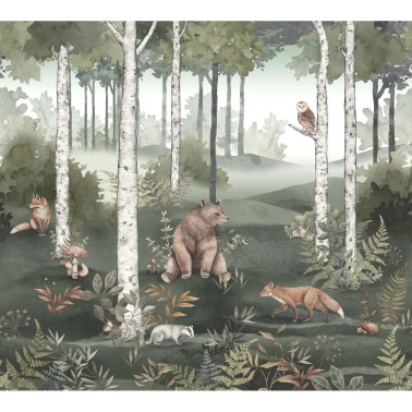 Wild Forest Mural 6943