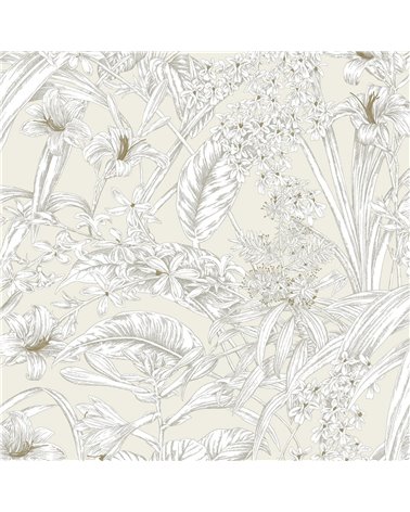 Orchid Conservatory Toile Beige Taupe RT7883