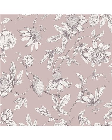 Passion Flower Toile Orchid RT7851