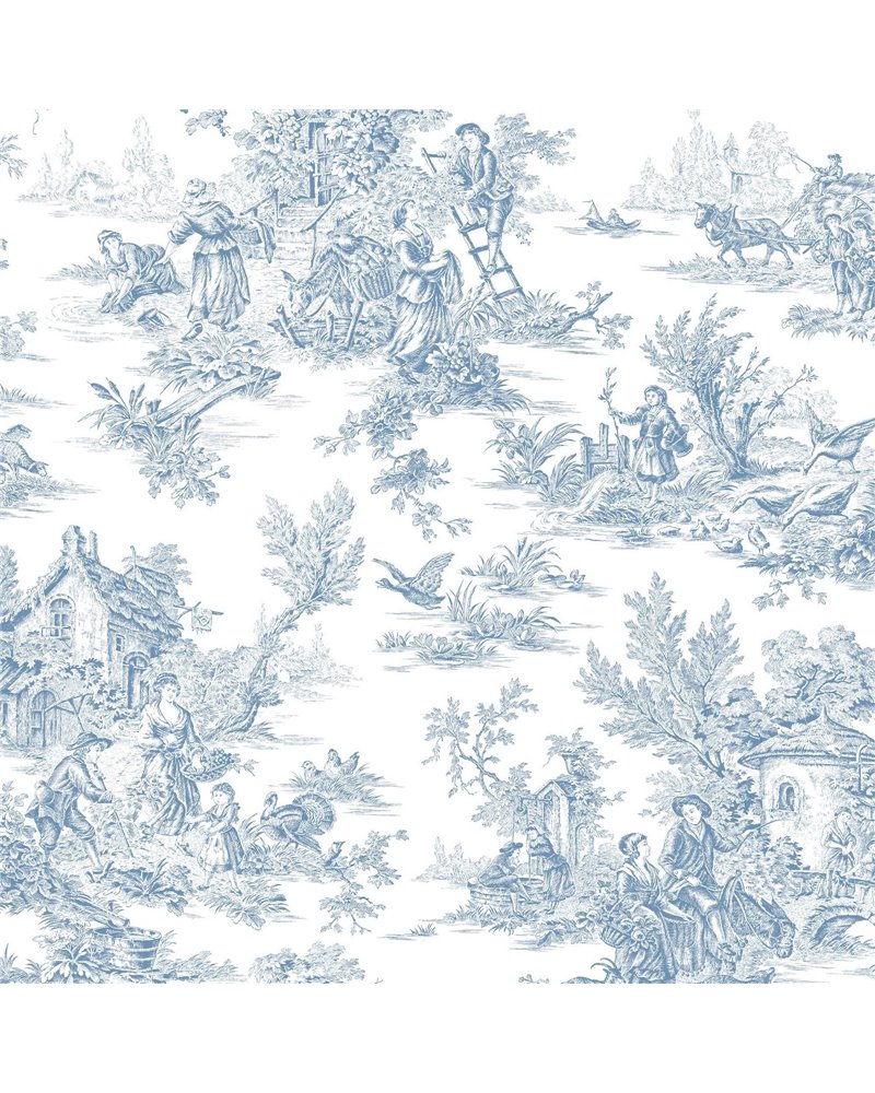 Campagne Toile Blue White AT4229