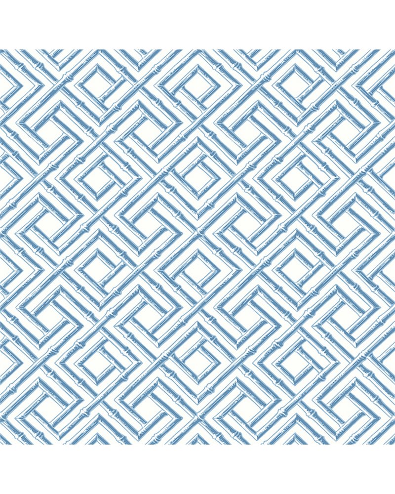 French Lattice Blue T42048