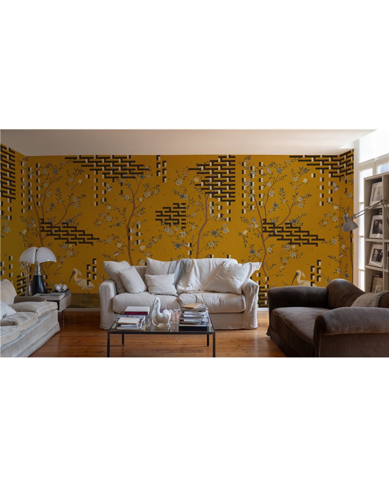 Tetris Chinoiseries Ocher M5004-3