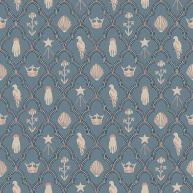 Turtledove Barn Indigo Blue S10272