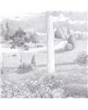 Jardin Public Noir Et Blanc DOM3003