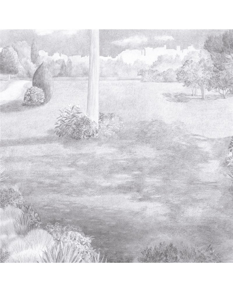 Jardin Public Noir Et Blanc DOM3003