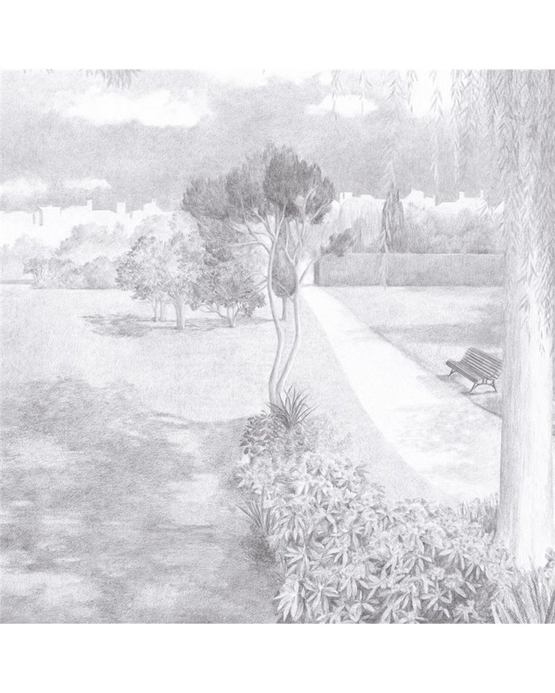 Jardin Public Noir Et Blanc DOM3003