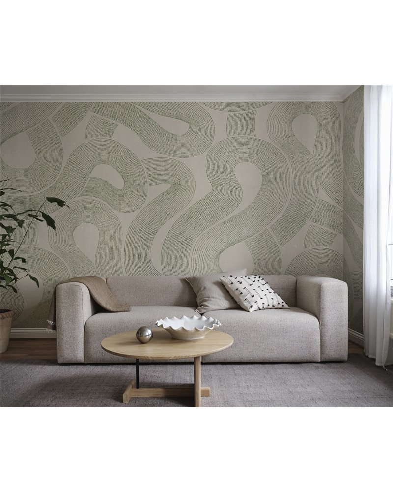 Zen Mural Green S10548