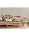 Hummingbirds Rose & Olive On Grey 124-1003