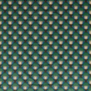 Tulip & Bird Goblin Green & Raven AARC520013