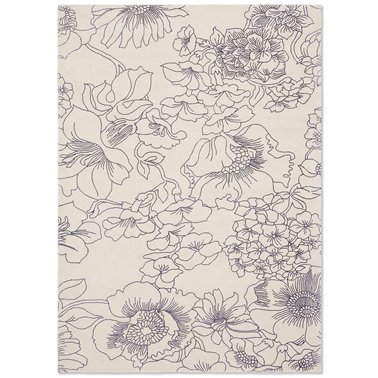 Linear Floral Blue 162508