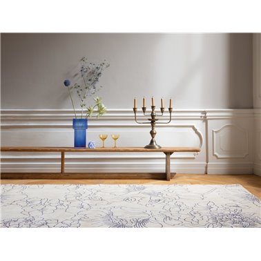 Linear Floral Blue 162508