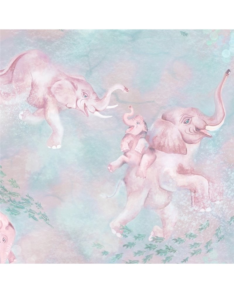 Elephant Breaststroke Peppermint Pink BMPP004-02C Elephant Breaststroke Peppermint Pink BMPP004-02C