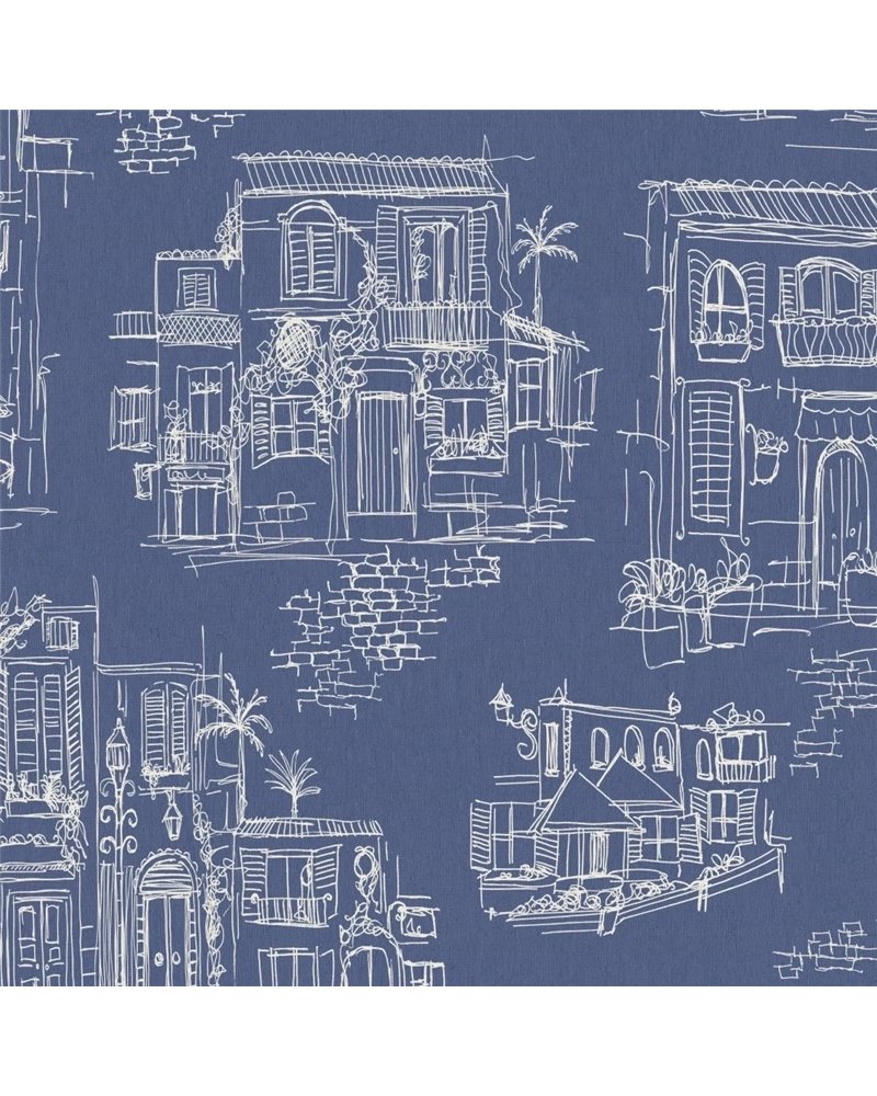 Charming Lanes China Blue BMPP004-01A Charming Lanes China Blue BMPP004-01A