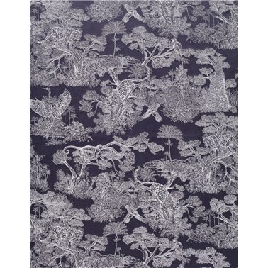 Animalia Jacquard Bleu Nuit...