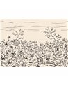 Floral Cave Black M5102-1