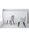 SET 2 SILLAS COMEDOR CON BRAZOS.GRIS.