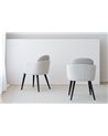 SET 2 SILLAS COMEDOR CON BRAZOS.GRIS.