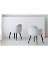 SET 2 SILLAS COMEDOR CON BRAZOS.GRIS.