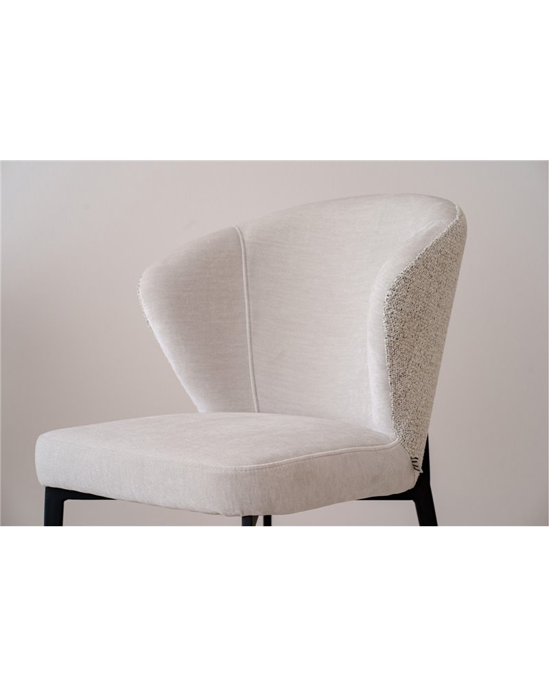 SET 2 SILLAS EVA. BEIGE, GRIS.