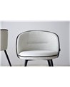 SET 2 SILLAS COMEDOR BEIGE Y NEGRO
