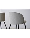 SET 2 SILLAS COMEDOR.PATRÓN NEGRO BEIGE