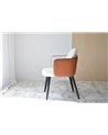 SET 2 SILLAS COMEDOR  BRAZOS. BEIGE TEJA