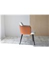 SET 2 SILLAS COMEDOR  BRAZOS. BEIGE TEJA