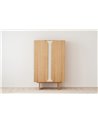 ARMARIO CURVA. ROBLE NATURAL, ARENA MATE