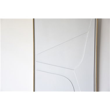 CUADRO RELIEVE GRIS CLARO N.1