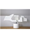 ESCULTURA HORMIGÓN. CERÁMICA BLANCO