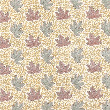 Clarice Ochre Eucalyptus Paprika NCF4553-02