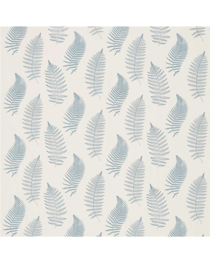 Fern Embroidery Powder Blue DWOW235609 Fern Embroidery Powder Blue DWOW235609