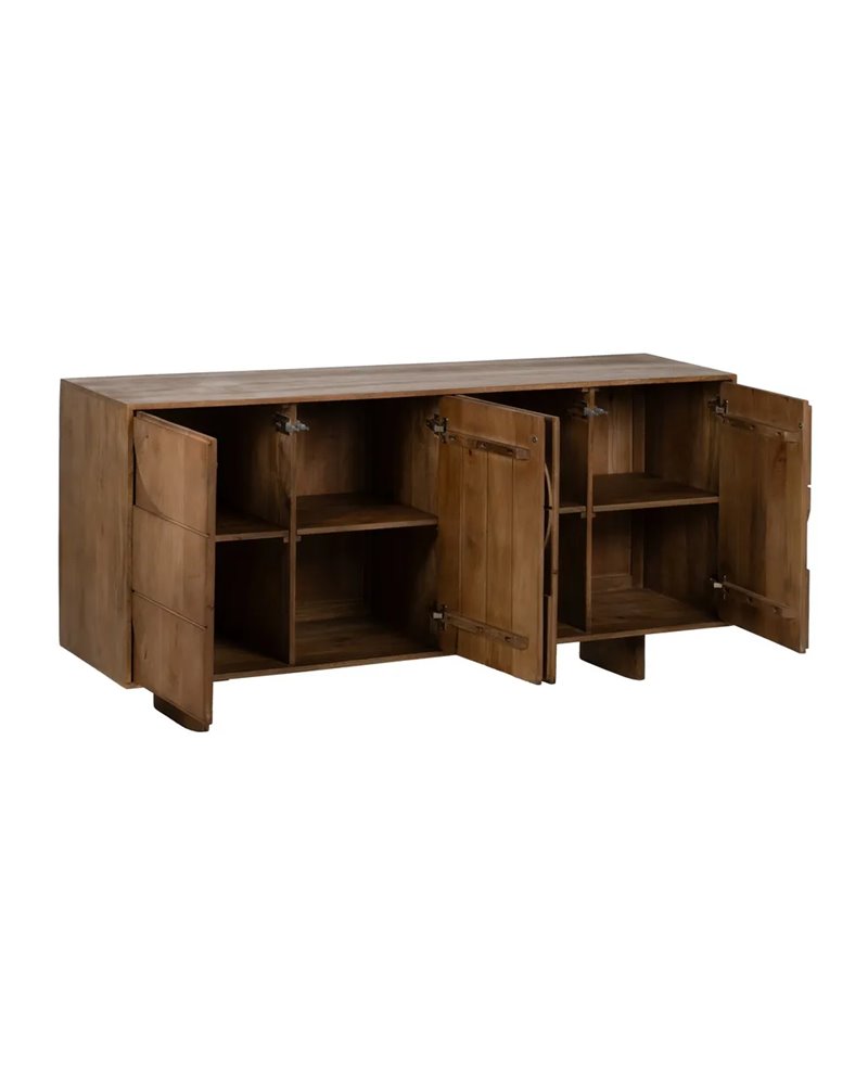 APARADOR MIEL MADERA DE MANGO SALÓN 171 X 45 X 83 CM REF.-612844