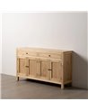 APARADOR NATURAL MADERA MINDI SALÓN 140 X 40 X 82 CM REF.-613030