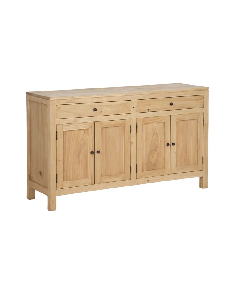 APARADOR NATURAL MADERA MINDI SALÓN 140 X 40 X 82 CM REF.-613030