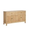APARADOR NATURAL MADERA MINDI SALÓN 140 X 40 X 82 CM REF.-613030