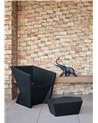 Escultura Elefante. Negro mate