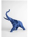 Escultura Elefante (azul)