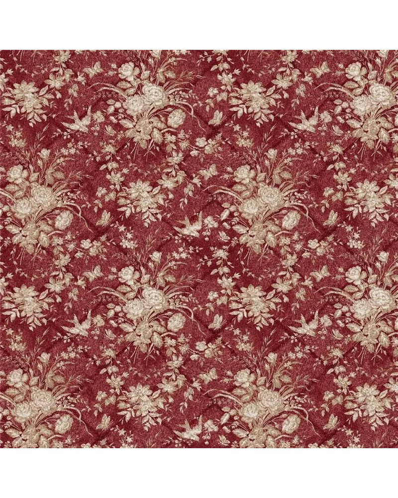 Eliza Floral Sunbaked Red FRL5146-01 Eliza Floral Sunbaked Red FRL5146-01