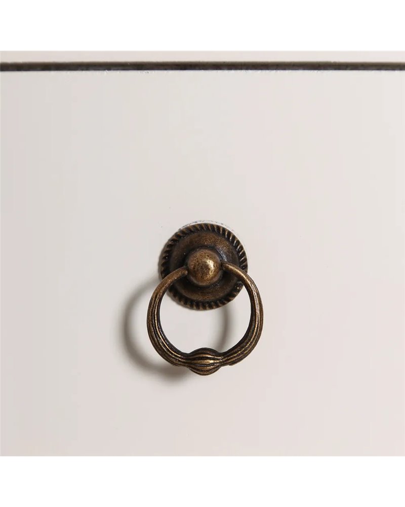 ARMARIO 2 PUERTAS Y 2 CAJONES BLANCO 55 X 33 X 185 CM