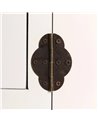 ARMARIO 2 PUERTAS Y 2 CAJONES BLANCO 55 X 33 X 185 CM
