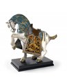 Escultura Caballo oriental. Brillo. Serie limitada