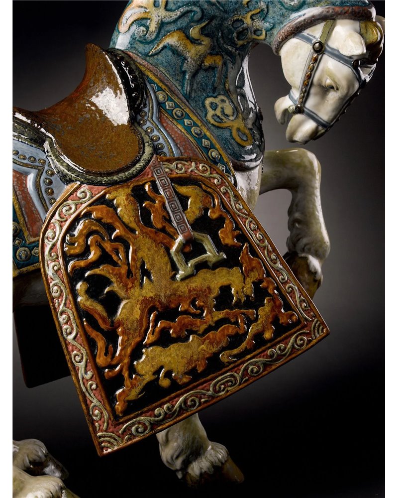 Escultura Caballo oriental. Brillo. Serie limitada