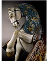 Escultura Caballo oriental. Brillo. Serie limitada