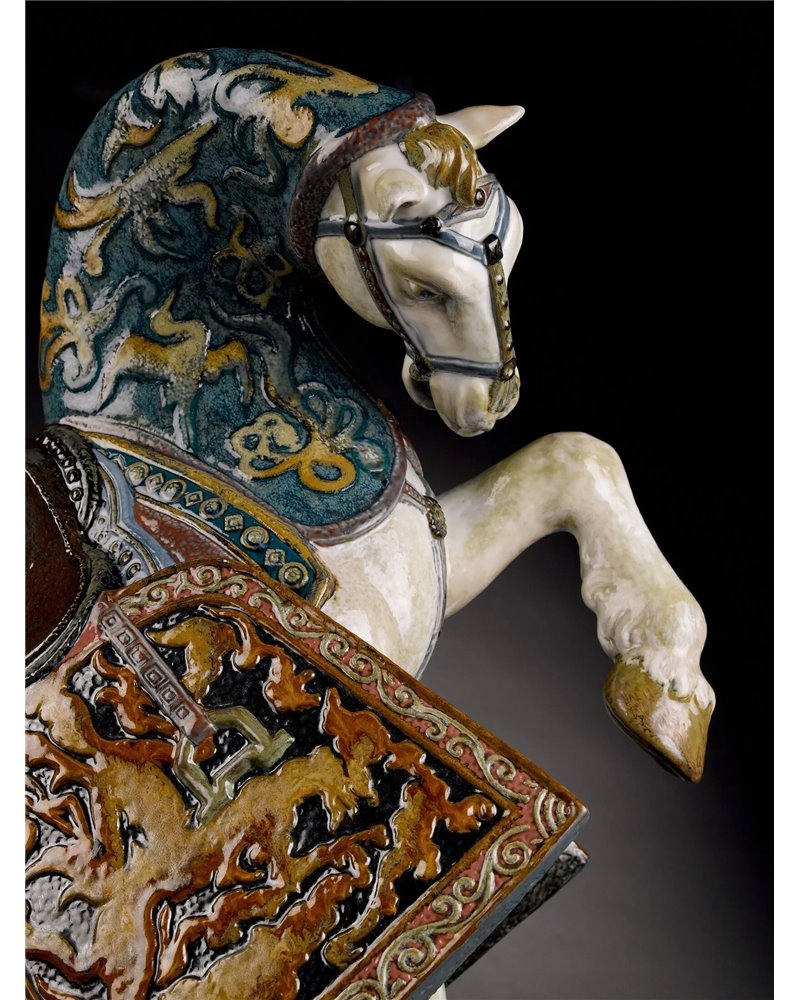 Escultura Caballo oriental. Brillo. Serie limitada