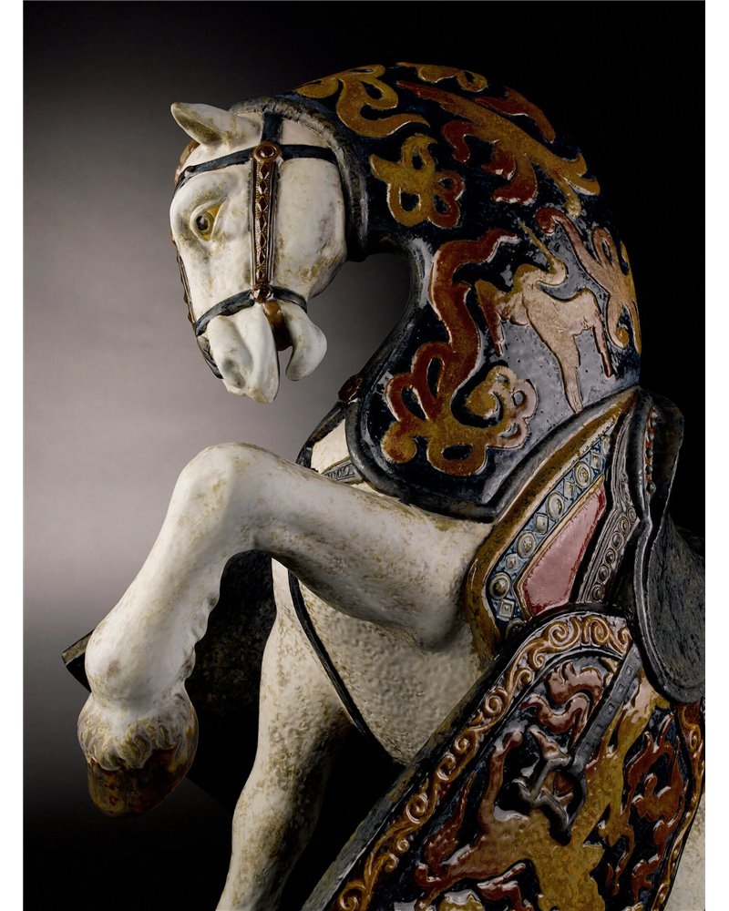 Escultura Caballo oriental. Mate. Serie limitada