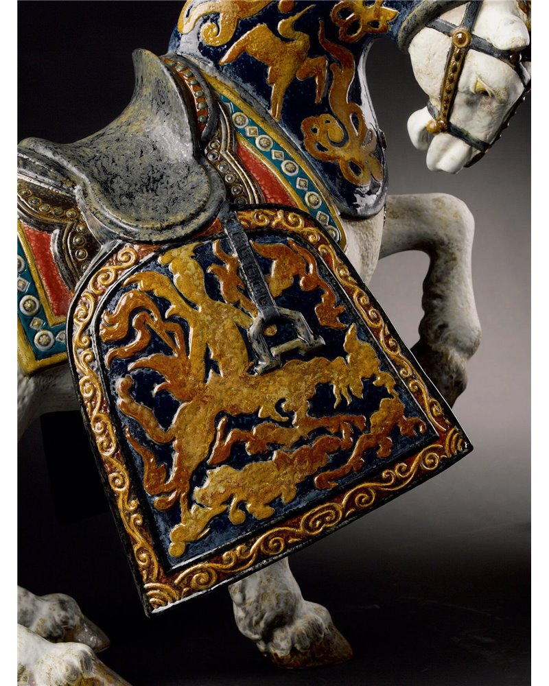 Escultura Caballo oriental. Mate. Serie limitada